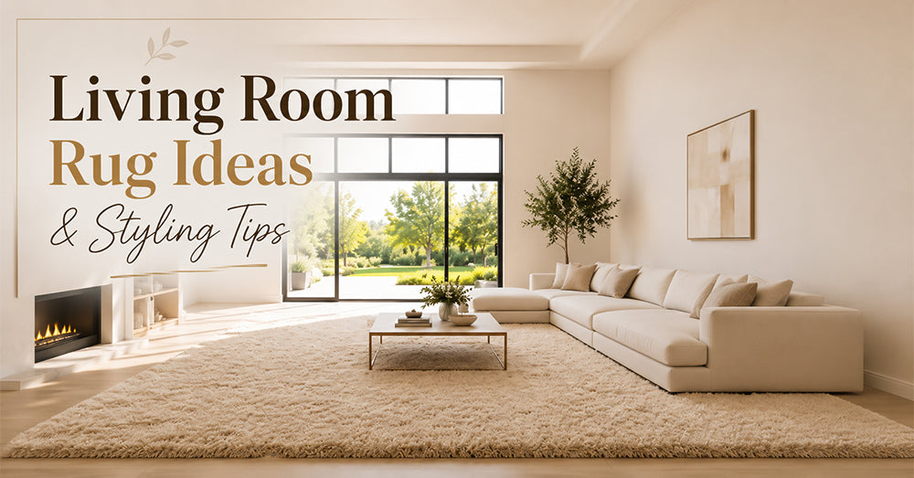Living Room Rug Ideas & Styling Tips
