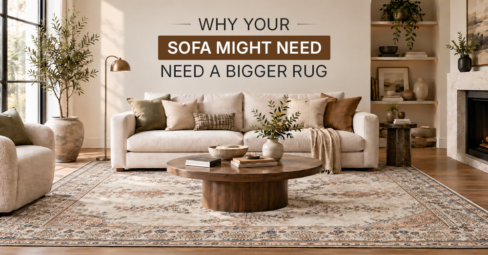 Why Your Sofa Might Need a Bigger Rug