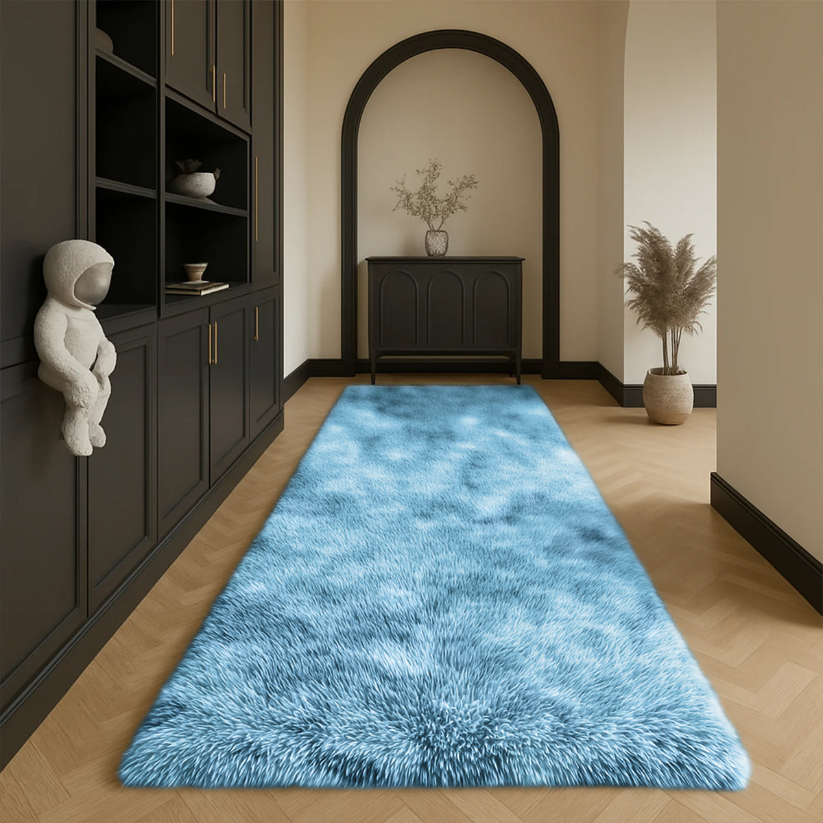 Tie Dye Fluffy Shaggy Rug Soft Thick Pile Colourful Area Rug