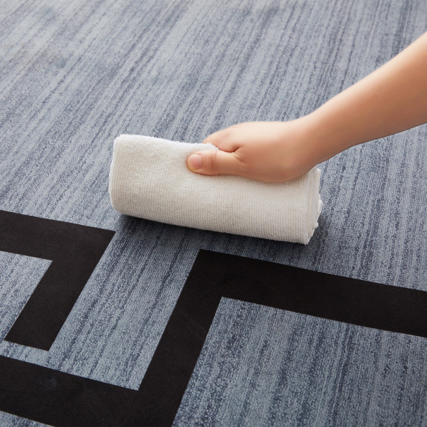 Greek Key Hallway Large Runner Rug Nico