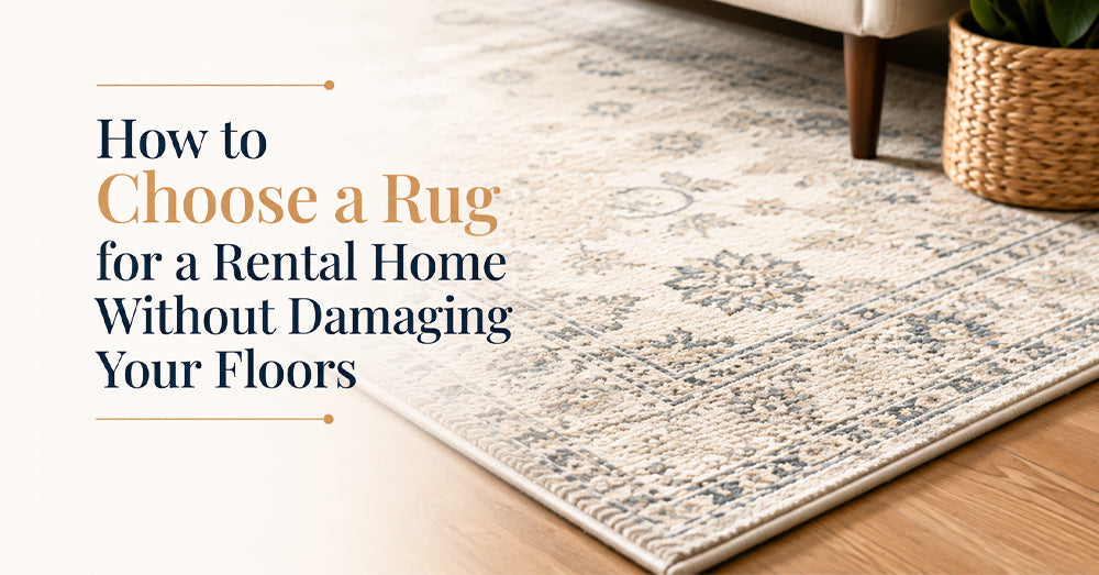 How to Choose a Rug for a Rental Home Without Damaging Your Floors