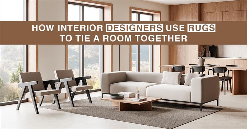 Interior Designers Use Rugs to Tie a Room Together