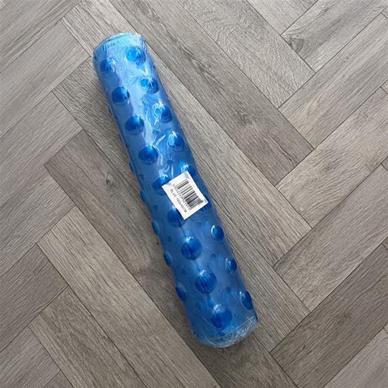 Non Slip Suction Shower Bath Mat Light Blue