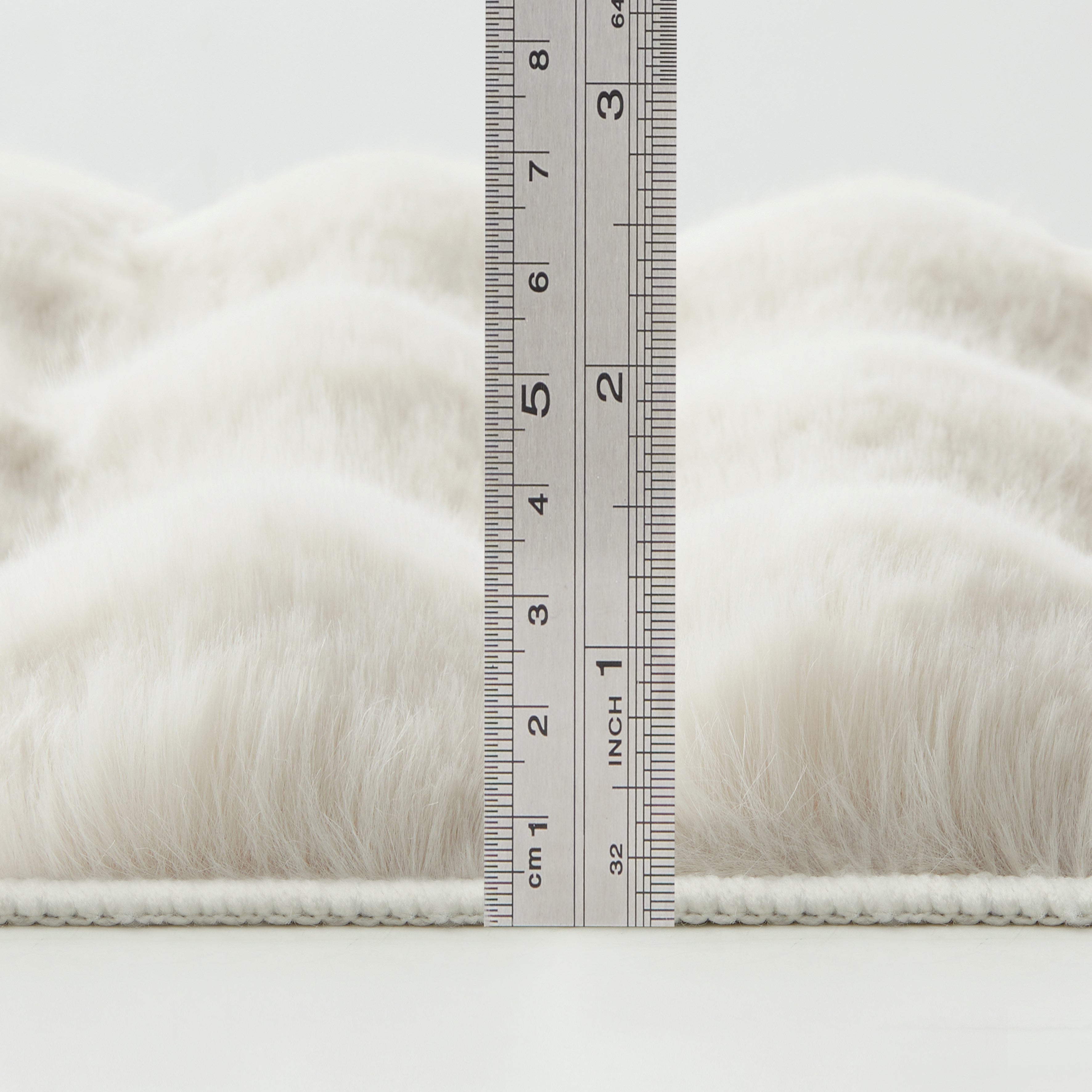 Soft Fluffy Bubble Texture Rug – Modern Faux Fur Area Carpet