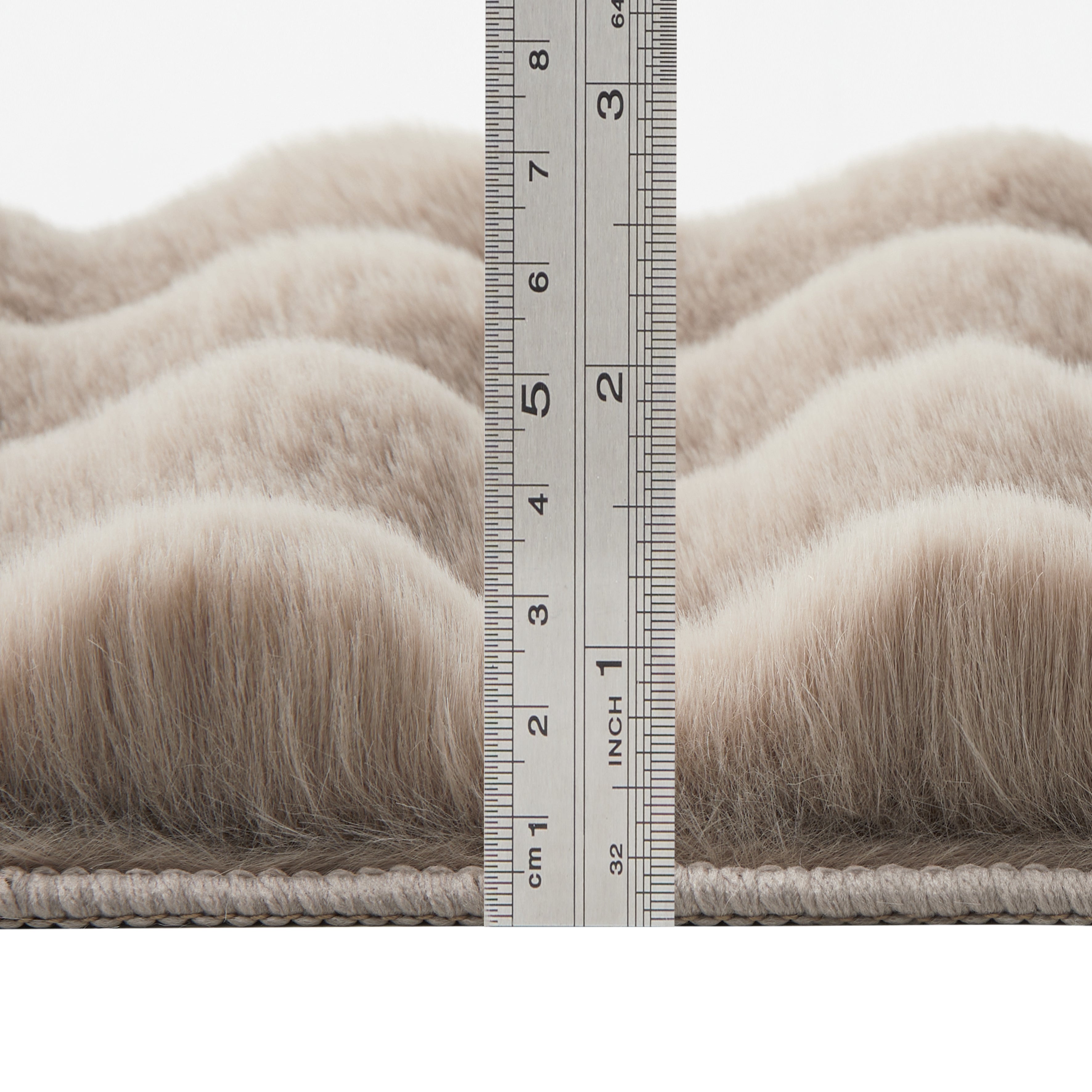 Soft Fluffy Bubble Texture Rug – Modern Faux Fur Area Carpet