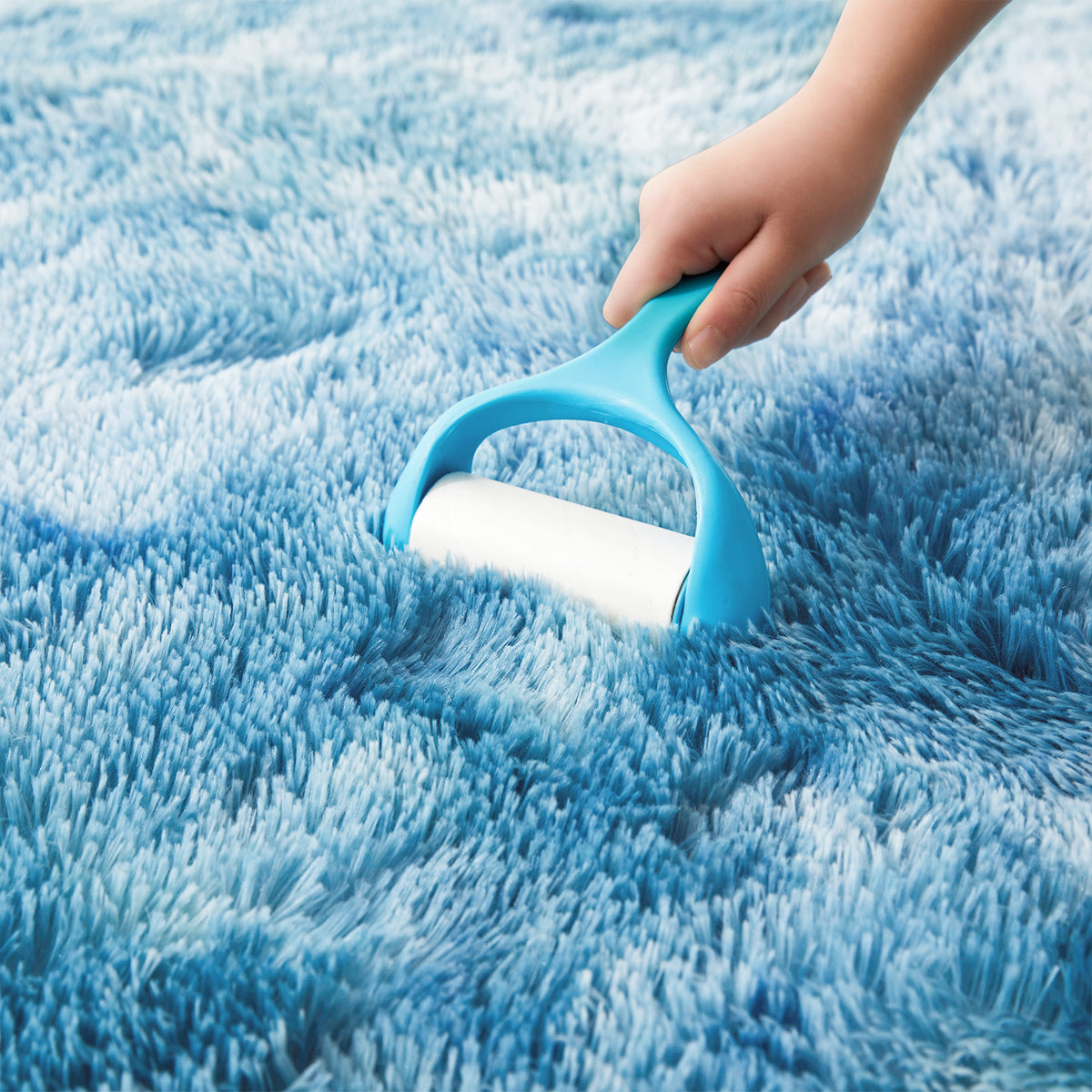 Tie Dye Fluffy Shaggy Rug Soft Thick Pile Colourful Area Rug