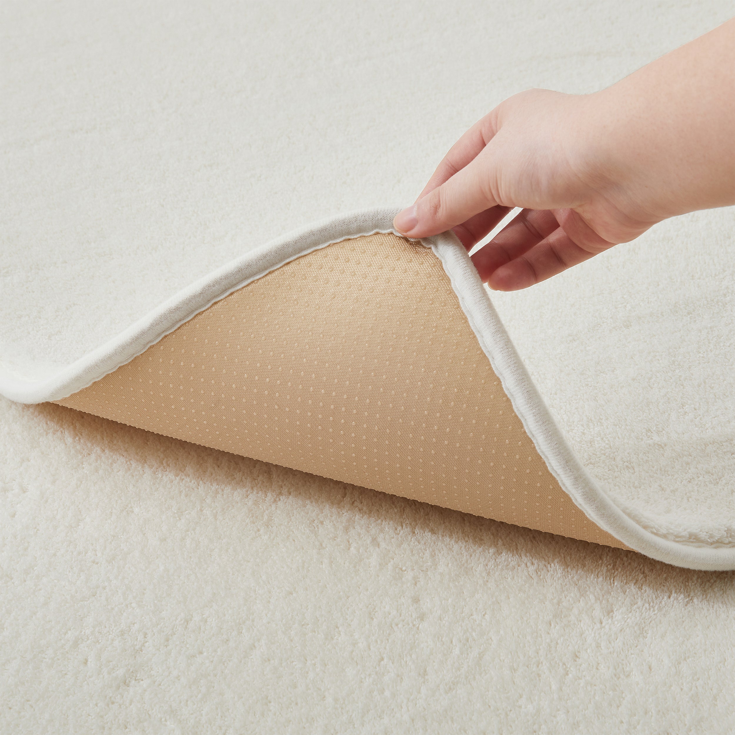 Cosy Fluffy Living Room Rug - Thick & Low Pile Large Area Carpet