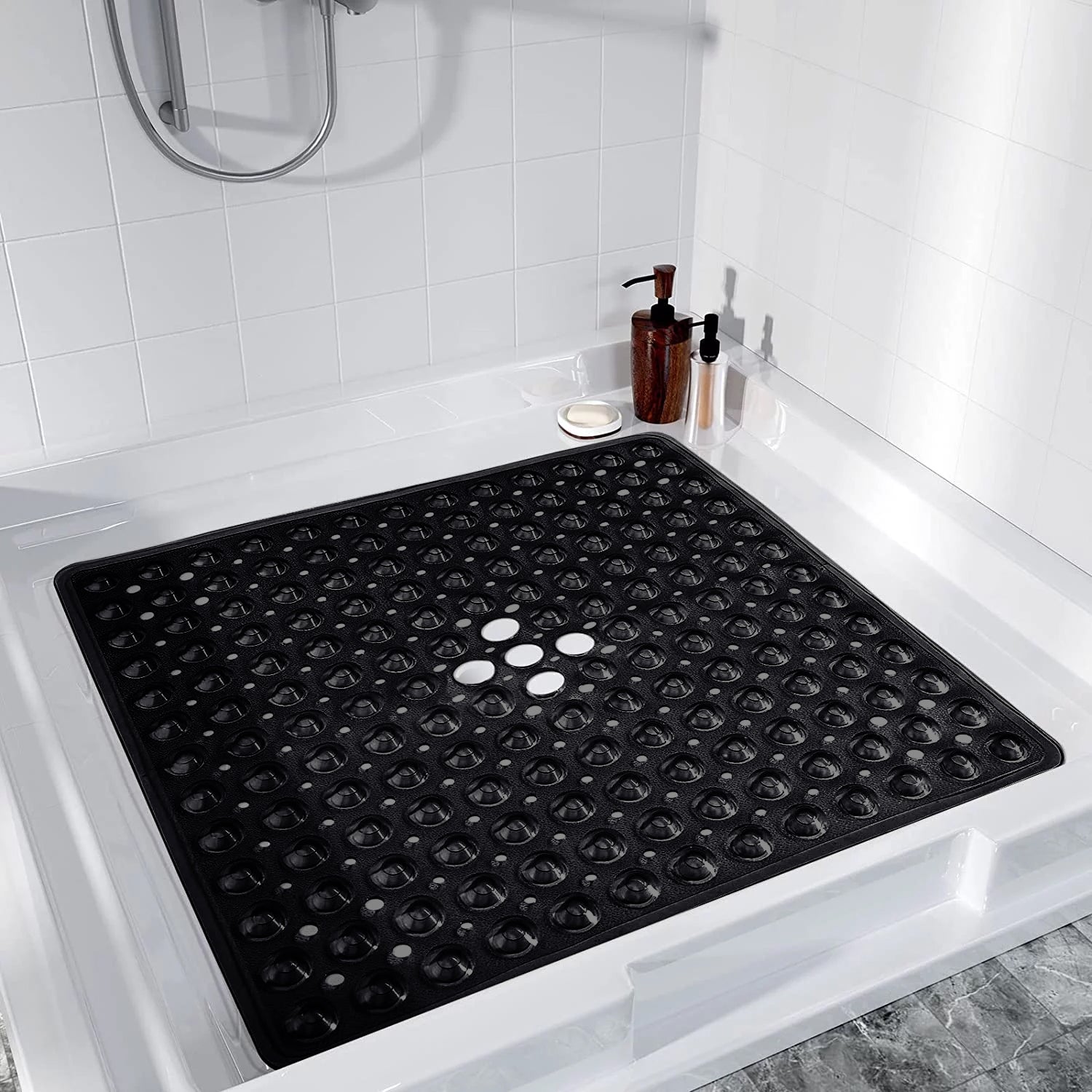 Non-Slip Shower Bath Mat with Suction Cups