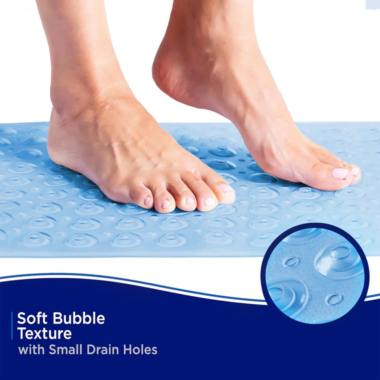 Non-Slip Shower Bath Mat with Suction Cups