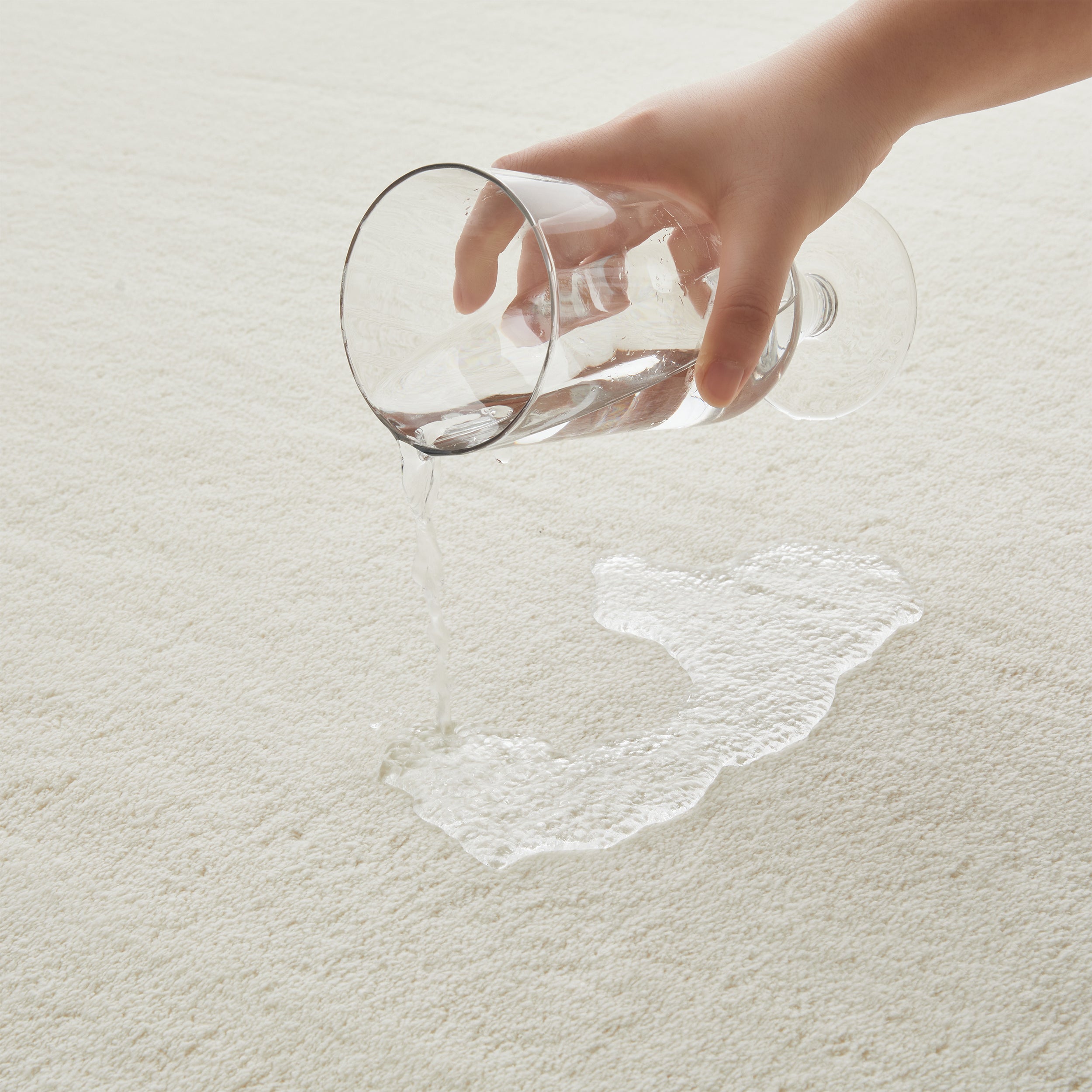 Cosy Fluffy Living Room Rug - Thick & Low Pile Large Area Carpet