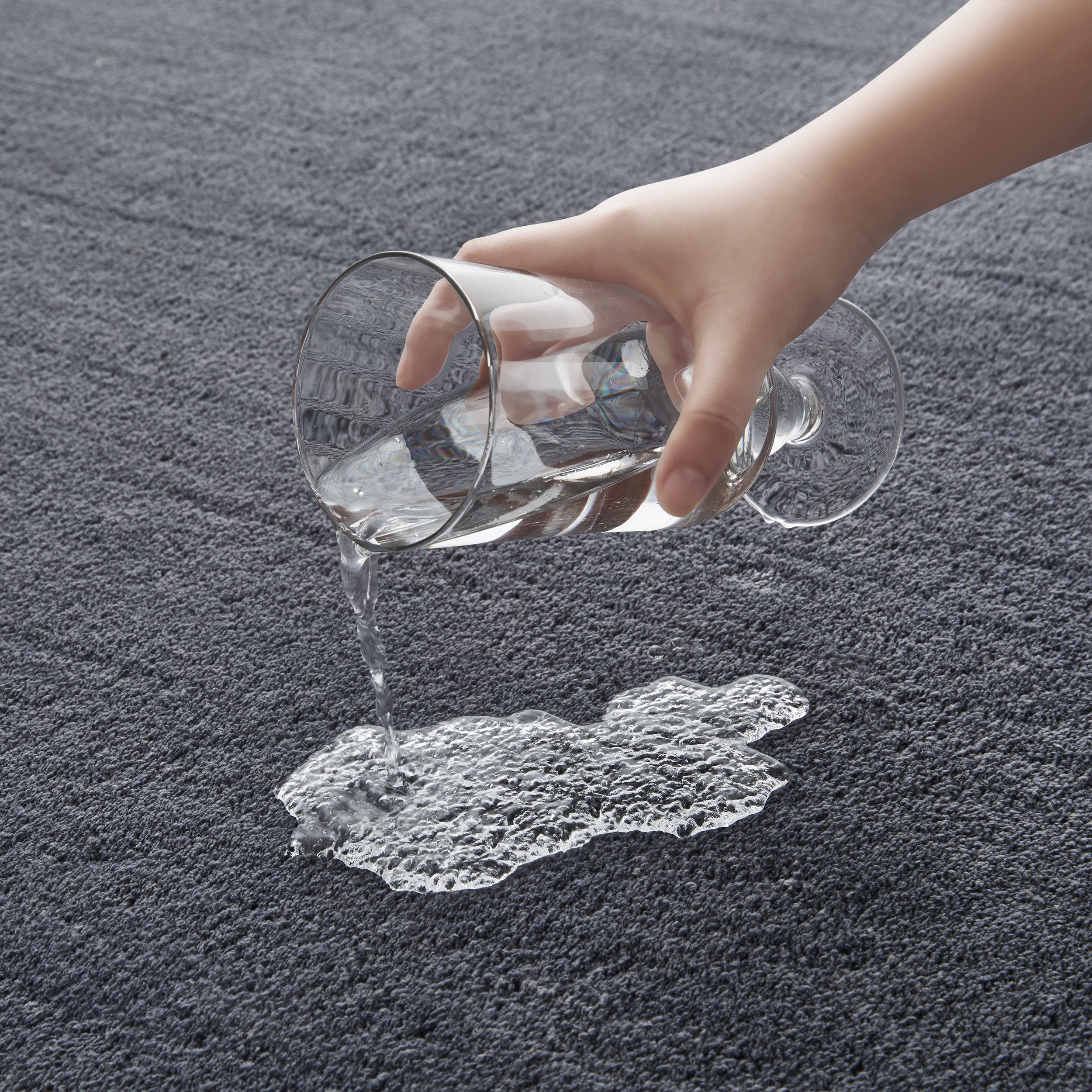 Cosy Fluffy Living Room Rug - Thick & Low Pile Large Area Carpet