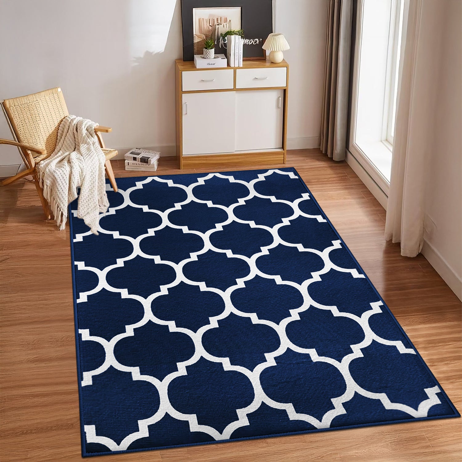 Navy Large Rugs For Dining Room Table