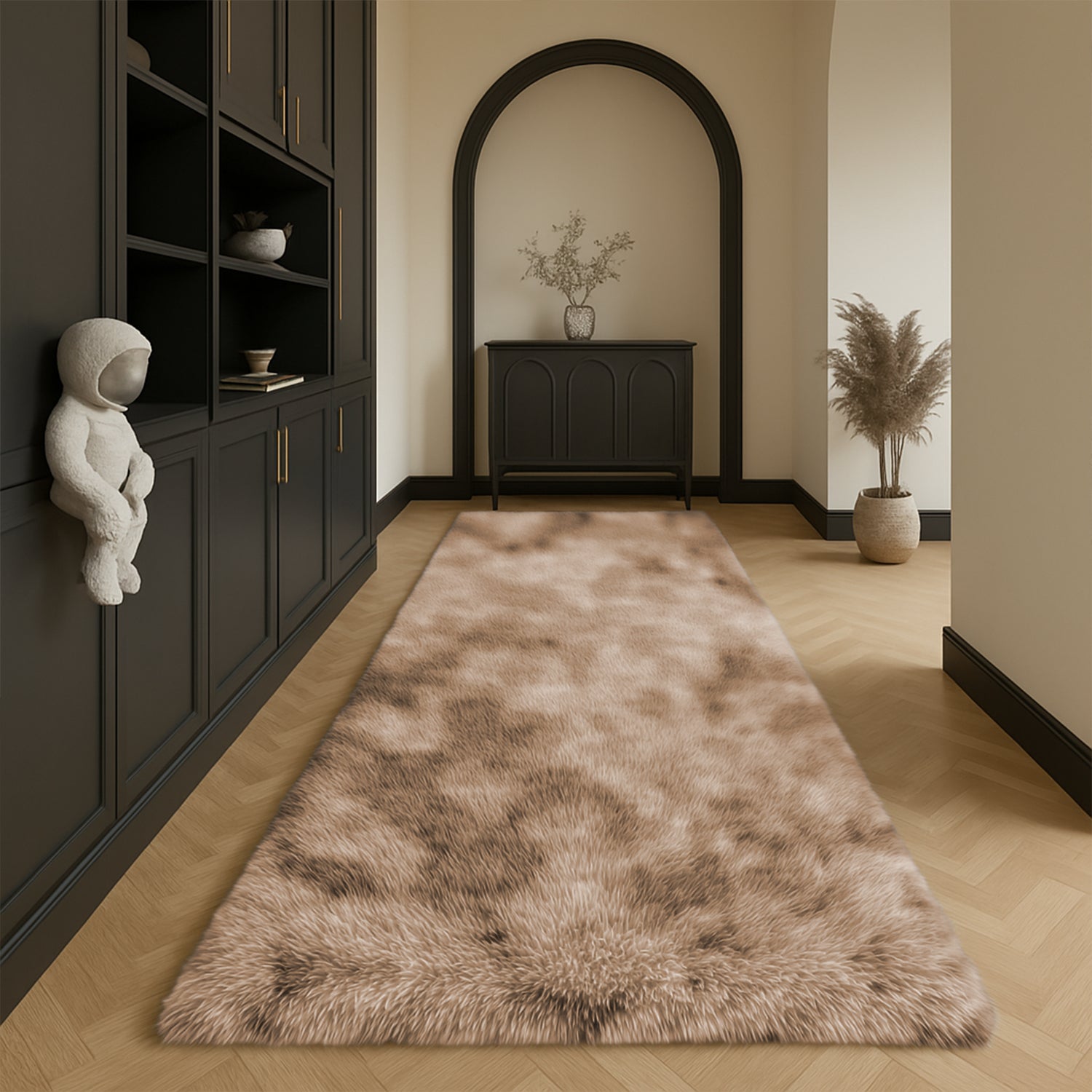 Tie Dye Fluffy Shaggy Rug Soft Thick Pile Colourful Area Rug