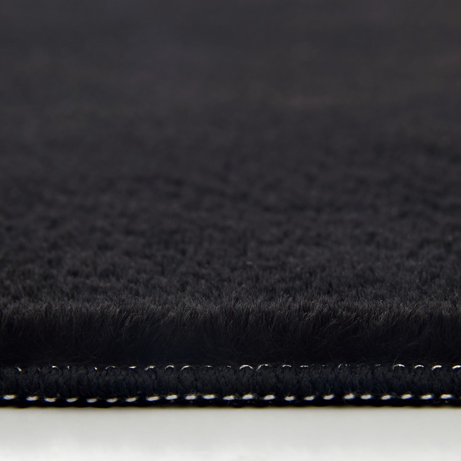 Black Rabbit Faux Fur Rug Fluffy Plush Bedroom Runner