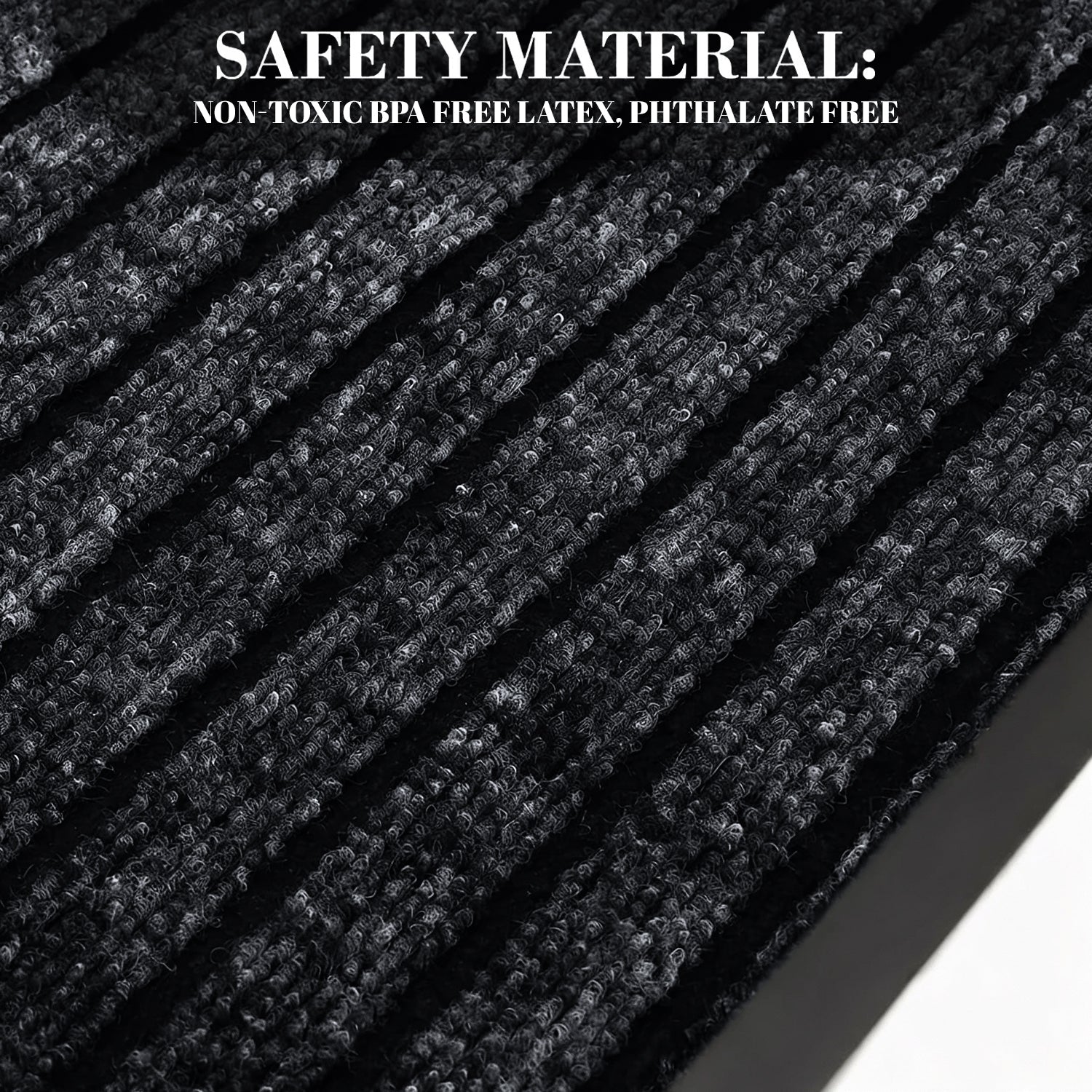 Rubber Door Mat Non Slip Entrance Floor Mat Waterproof Heavy Duty