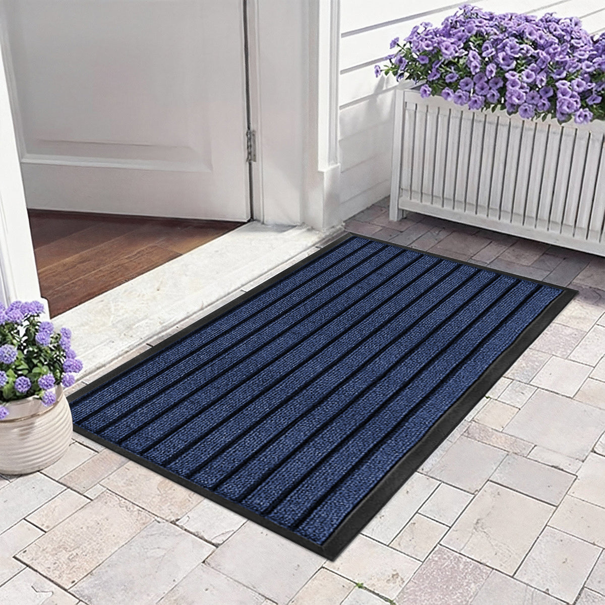 Rubber Door Mat Non Slip Entrance Floor Mat Waterproof Heavy Duty