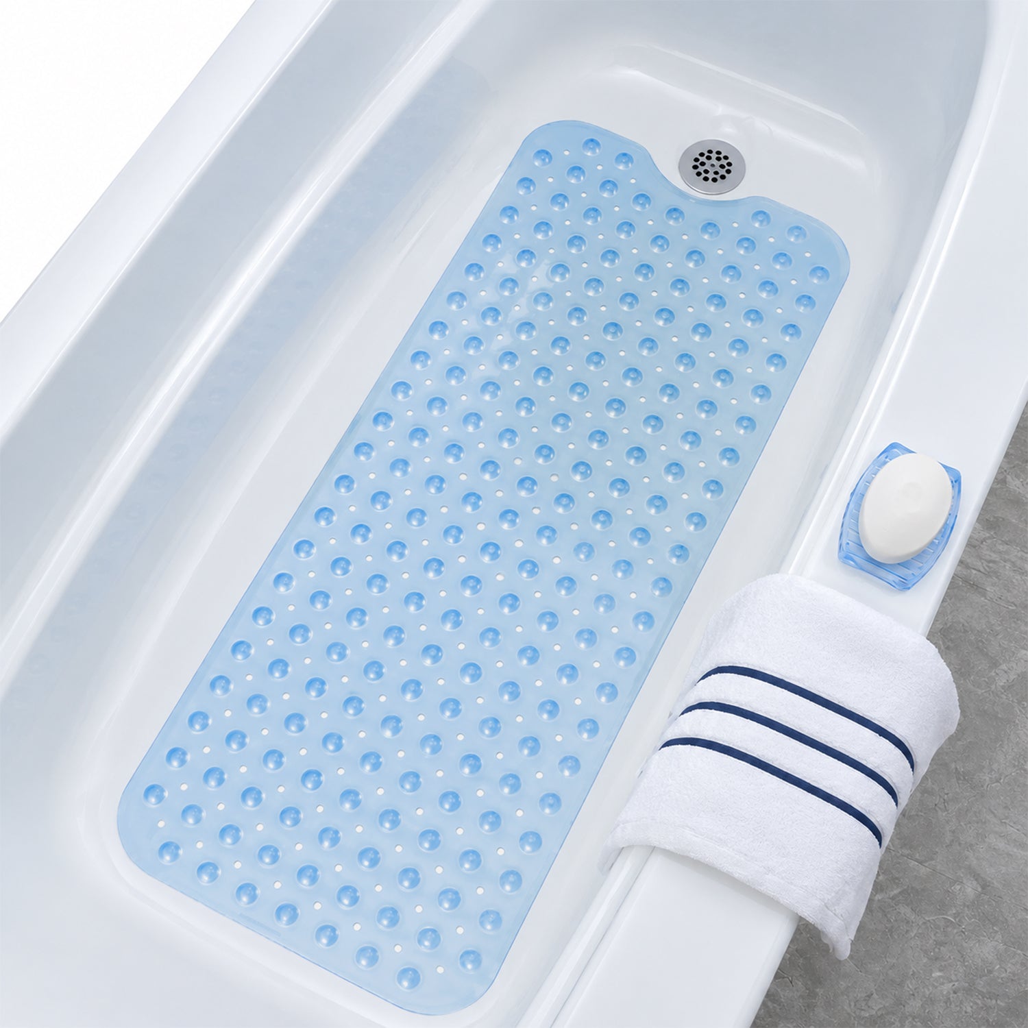 Non-Slip Shower Bath Mat with Suction Cups