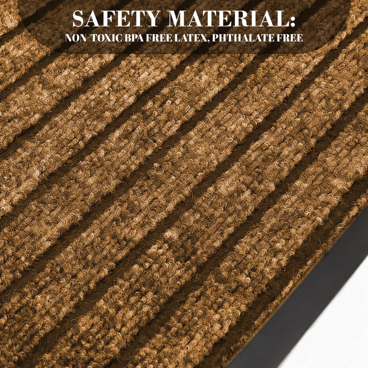 Rubber Door Mat Non Slip Entrance Floor Mat Waterproof Heavy Duty