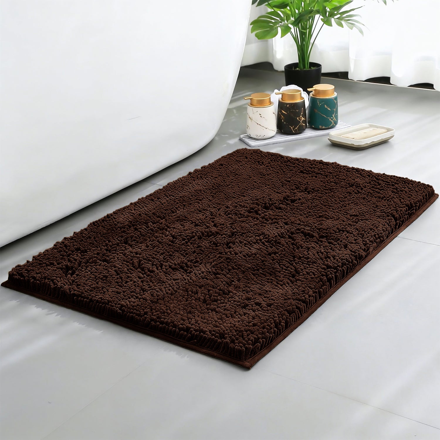 Bobble Bath Mat Tufted Pile - Plush & Absorbent