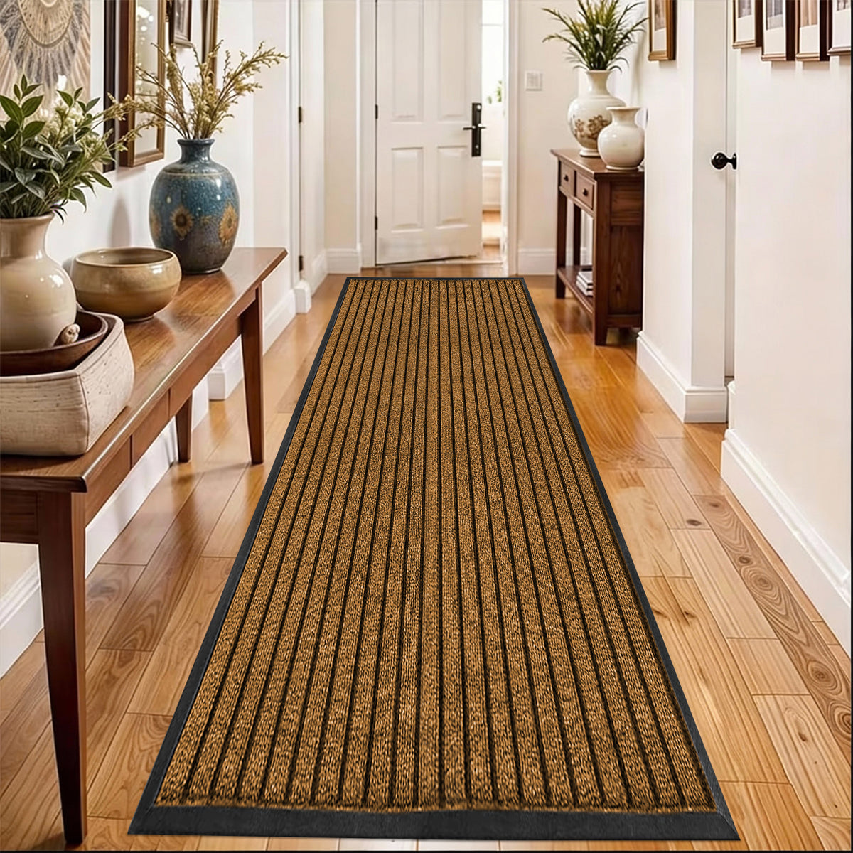 Rubber Door Mat Non Slip Entrance Floor Mat Waterproof Heavy Duty