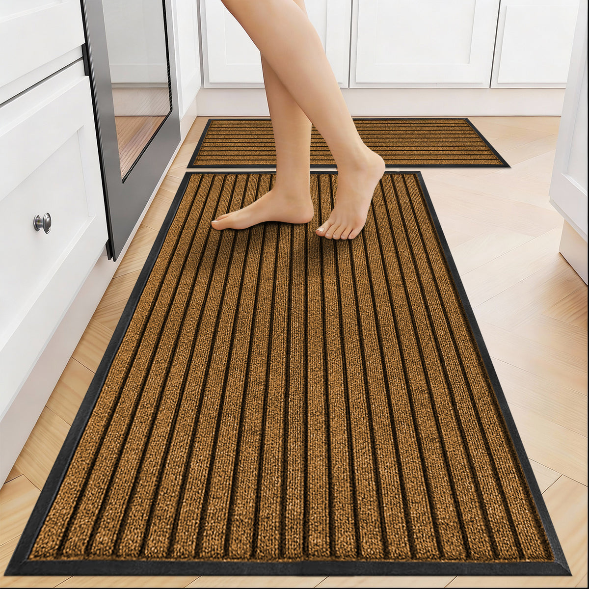Rubber Door Mat Non Slip Entrance Floor Mat Waterproof Heavy Duty