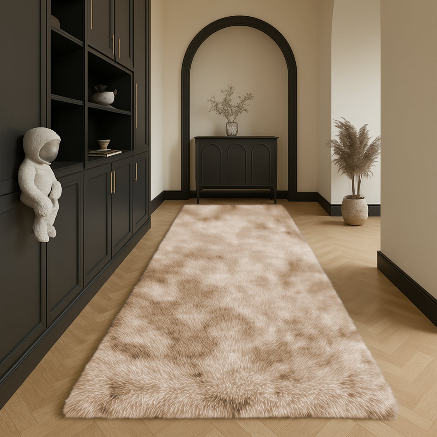 Tie Dye Fluffy Shaggy Rug Soft Thick Pile Colourful Area Rug