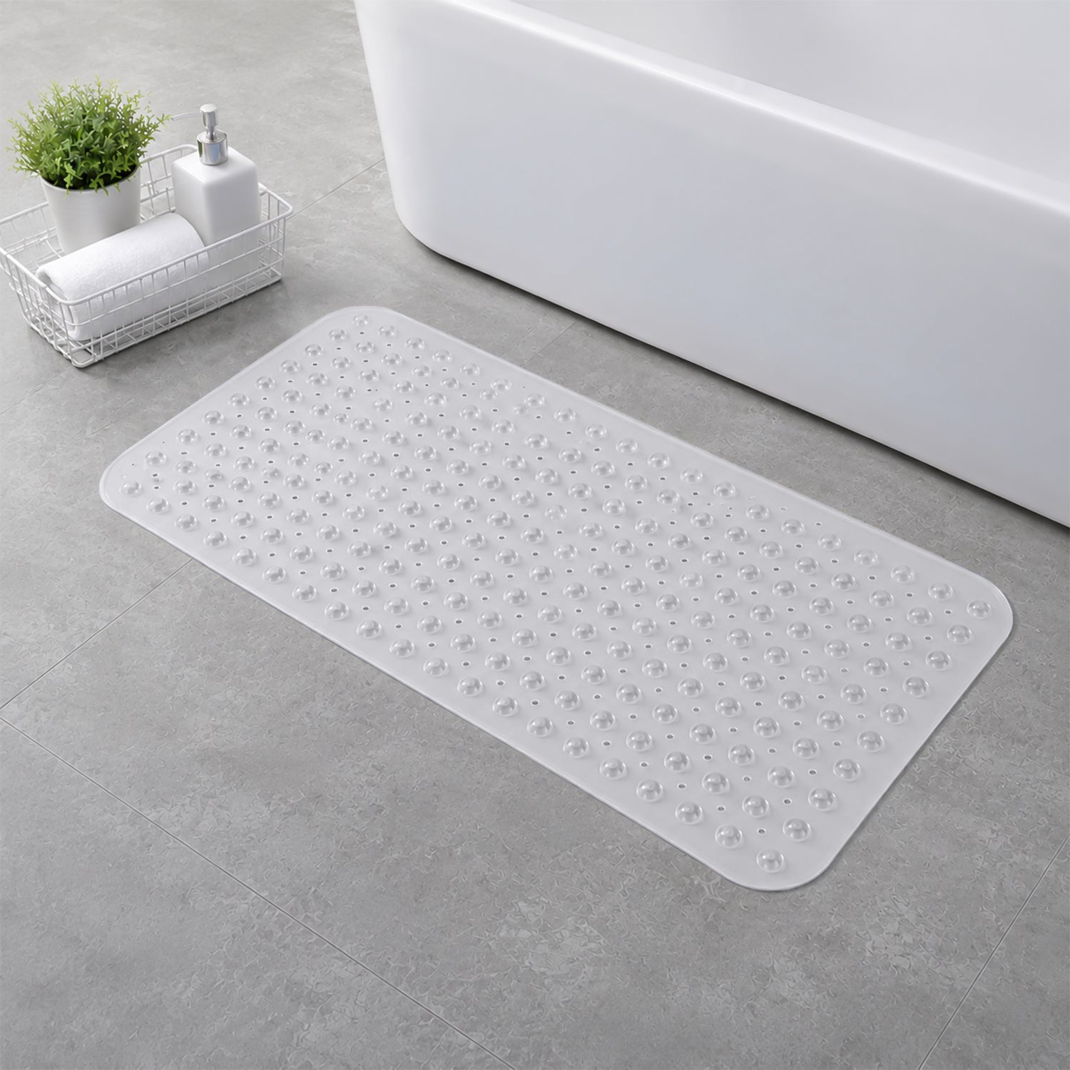 Non-Slip Shower Bath Mat with Suction Cups