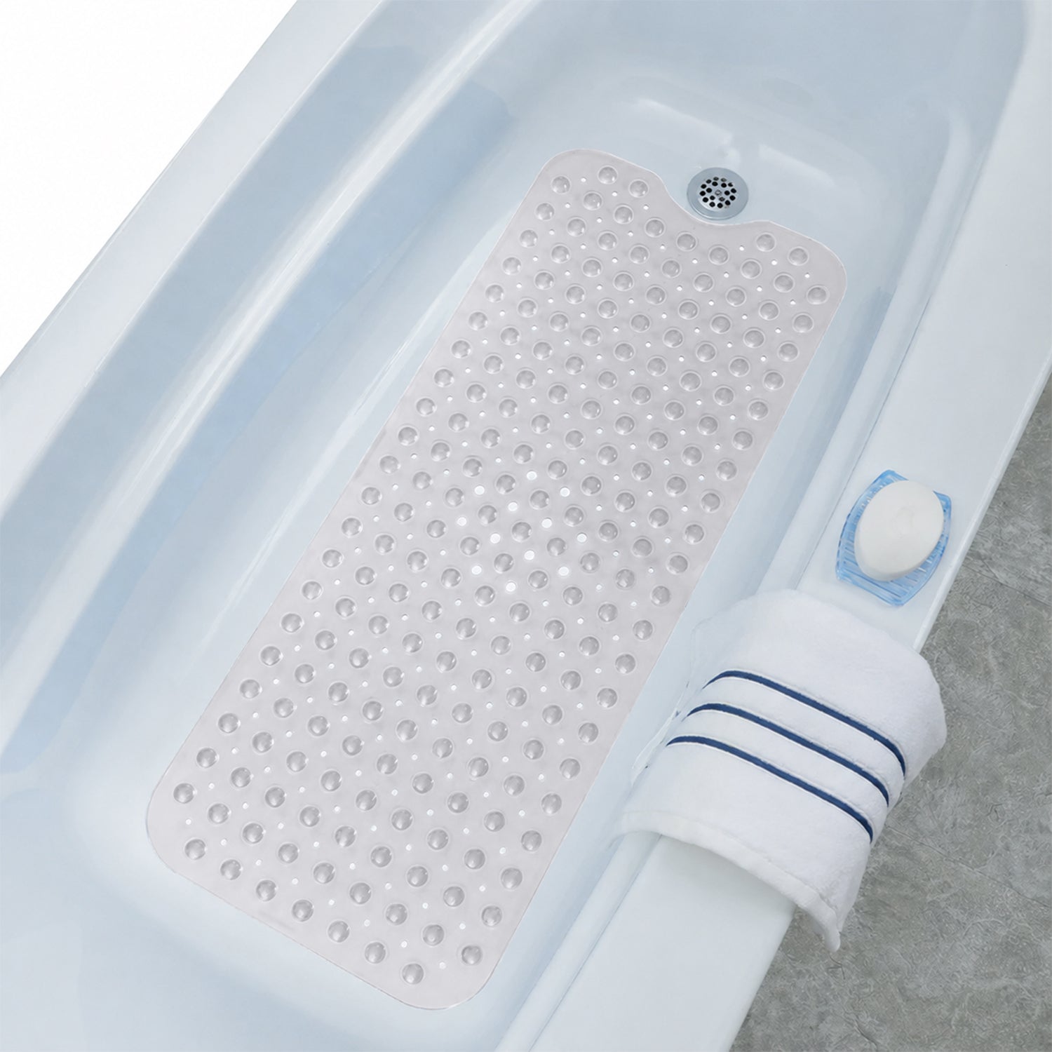 Non-Slip Shower Bath Mat with Suction Cups