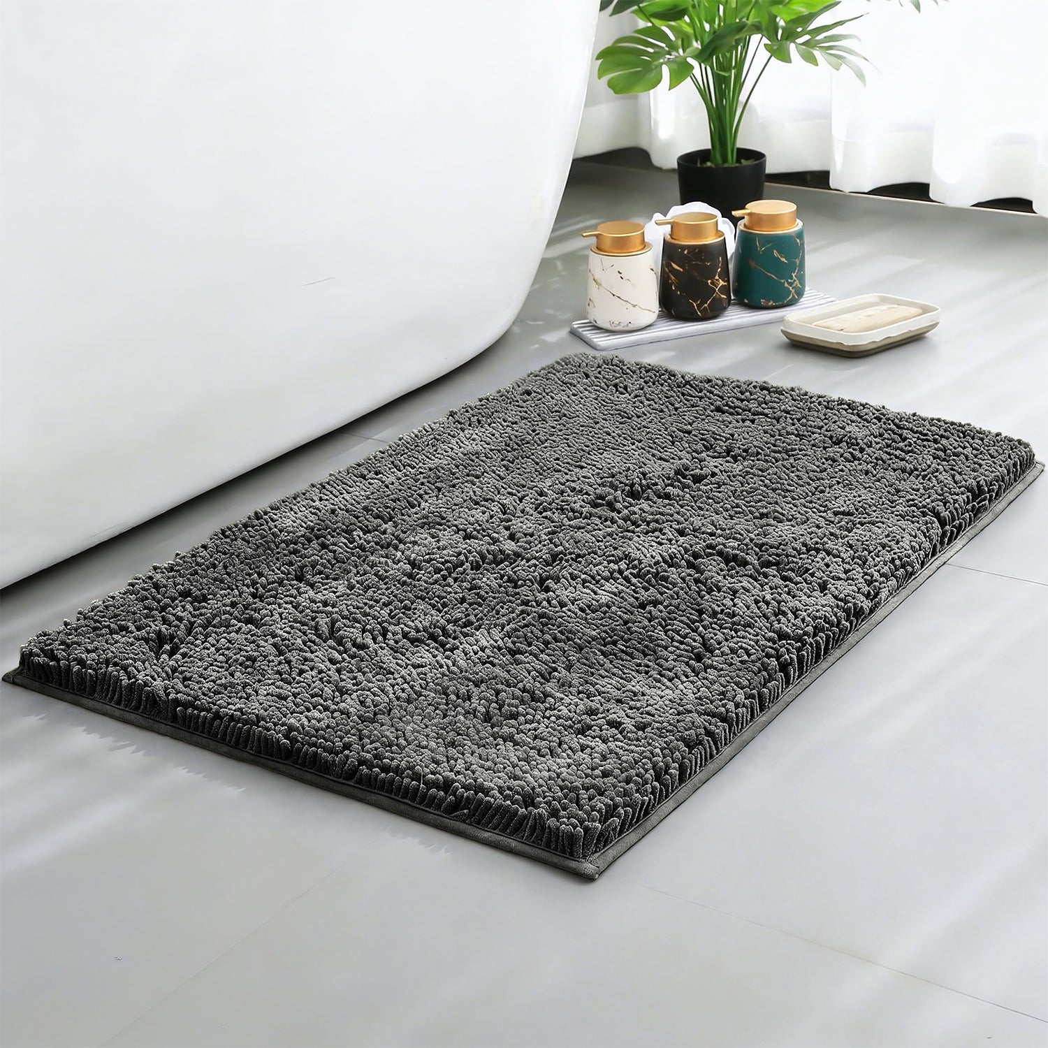 Bobble Bath Mat Tufted Pile - Plush & Absorbent