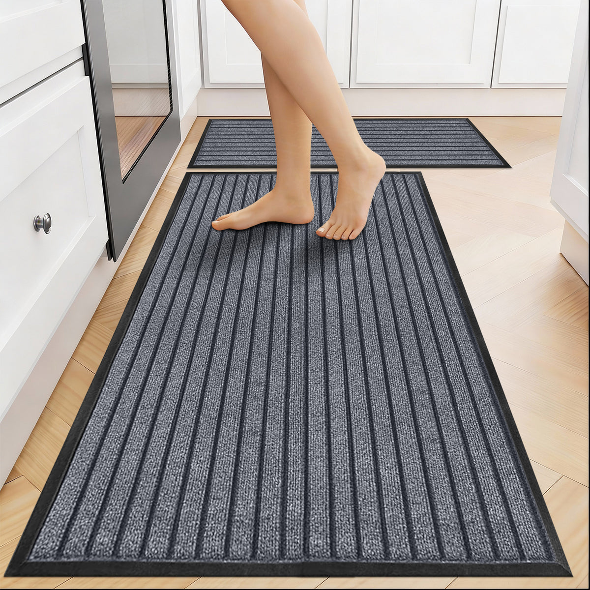 Rubber Door Mat Non Slip Entrance Floor Mat Waterproof Heavy Duty