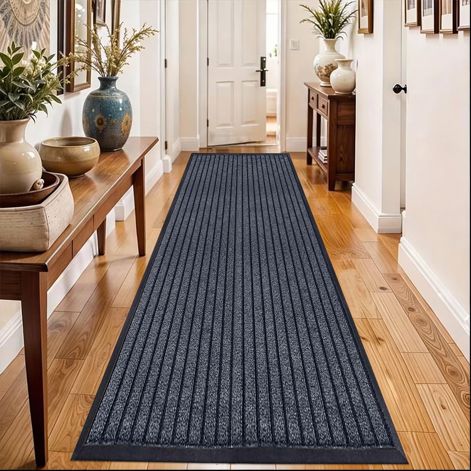 Rubber Door Mat Non Slip Entrance Floor Mat Waterproof Heavy Duty