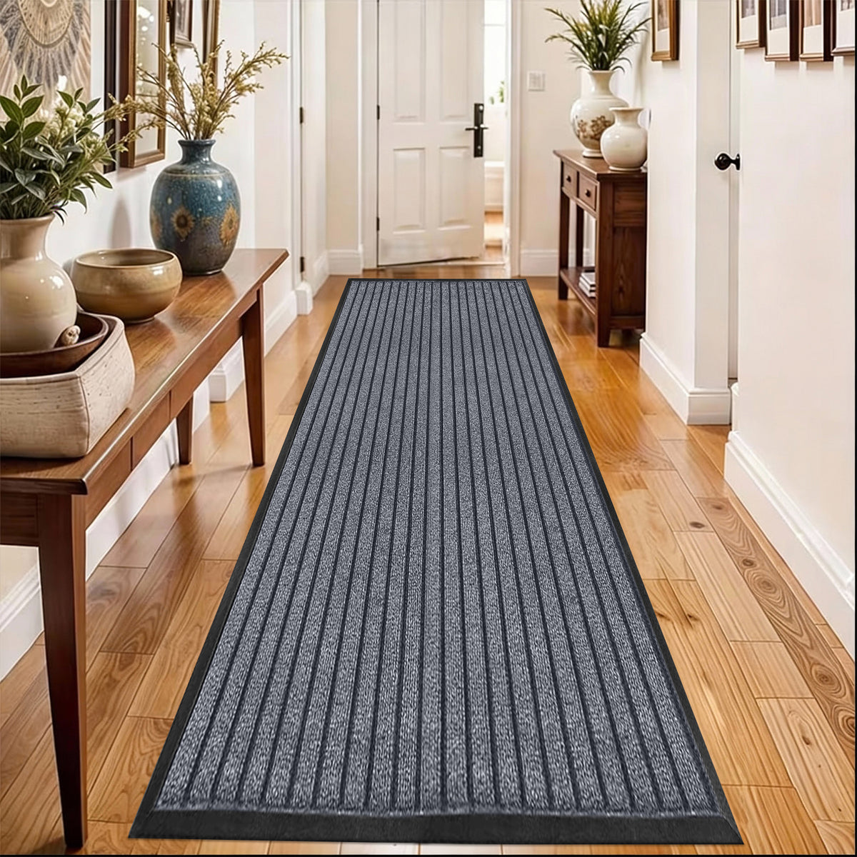 Rubber Door Mat Non Slip Entrance Floor Mat Waterproof Heavy Duty