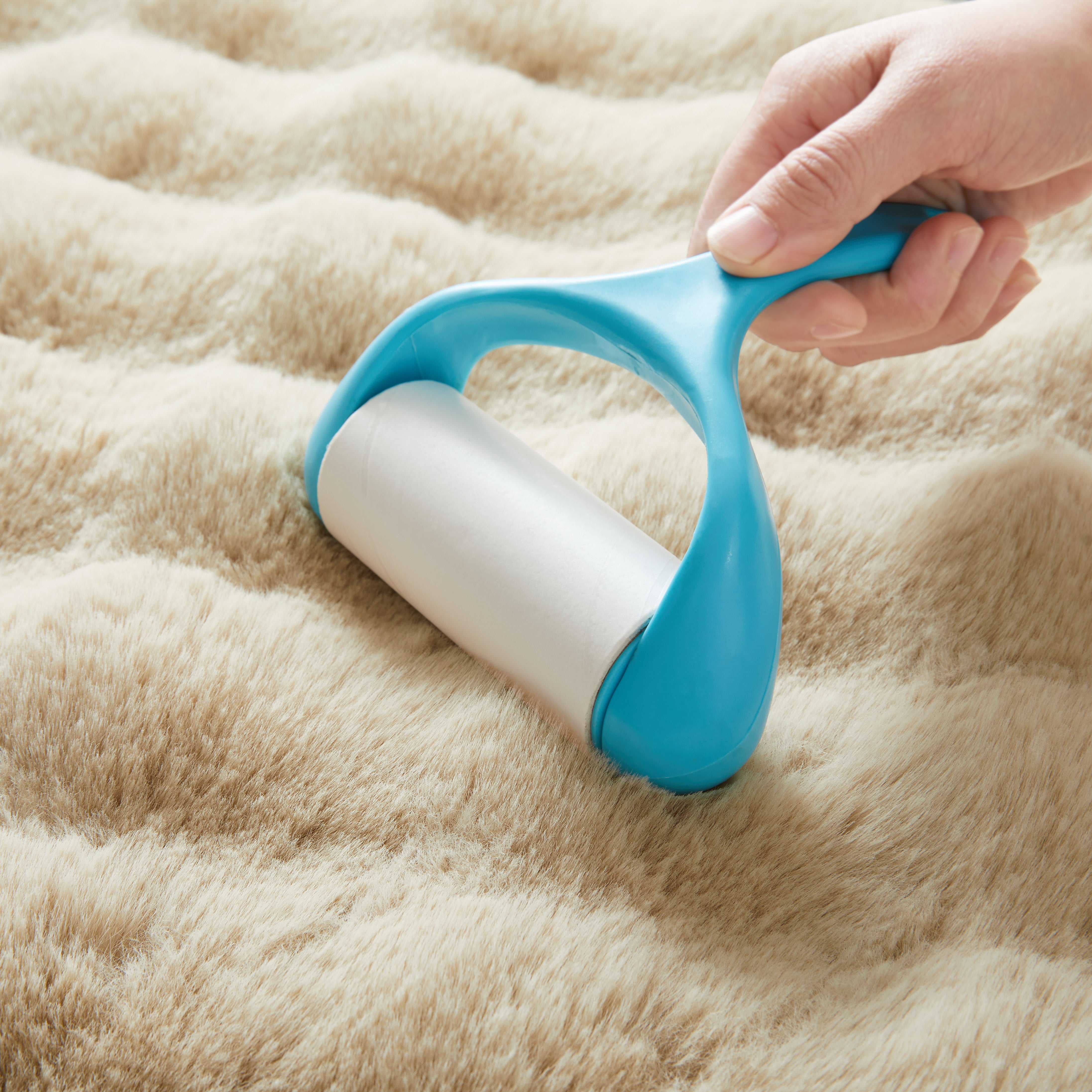 Soft Fluffy Bubble Texture Rug – Modern Faux Fur Area Carpet