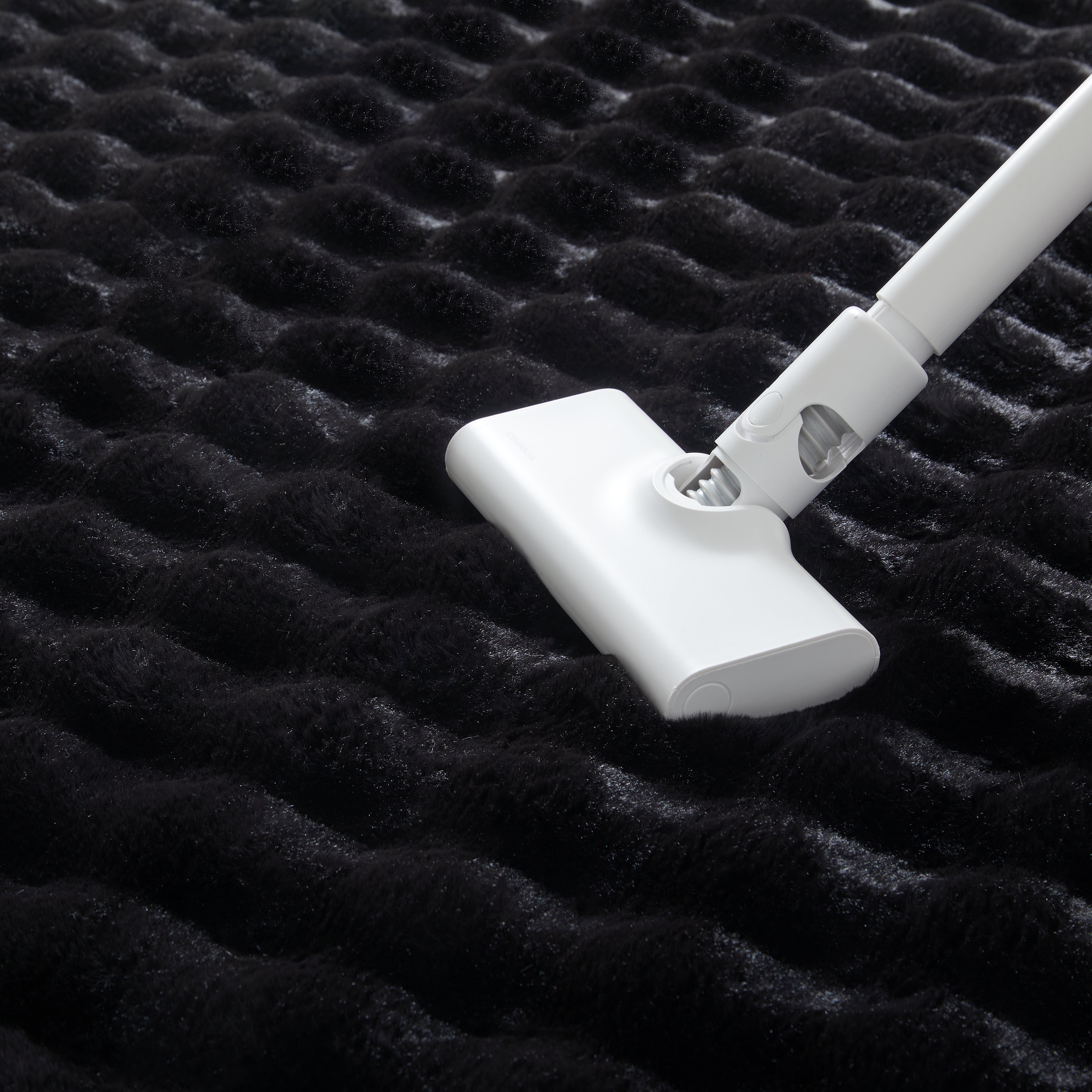 Soft Fluffy Bubble Texture Rug – Modern Faux Fur Area Carpet