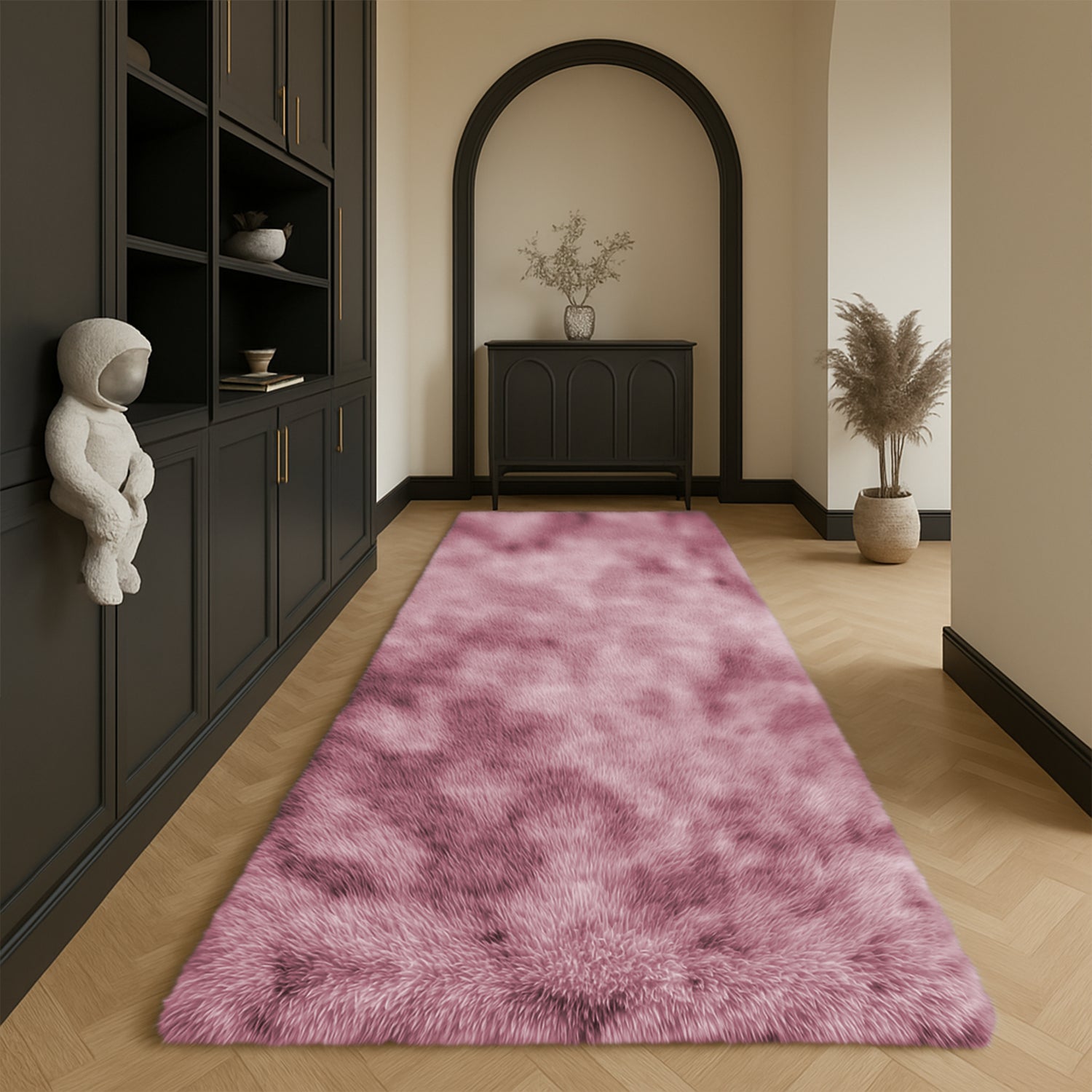 Tie Dye Fluffy Shaggy Rug Soft Thick Pile Colourful Area Rug