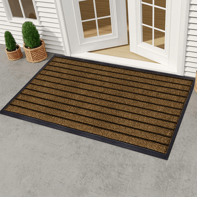 Rubber Door Mat Non Slip Entrance Floor Mat Waterproof Heavy Duty