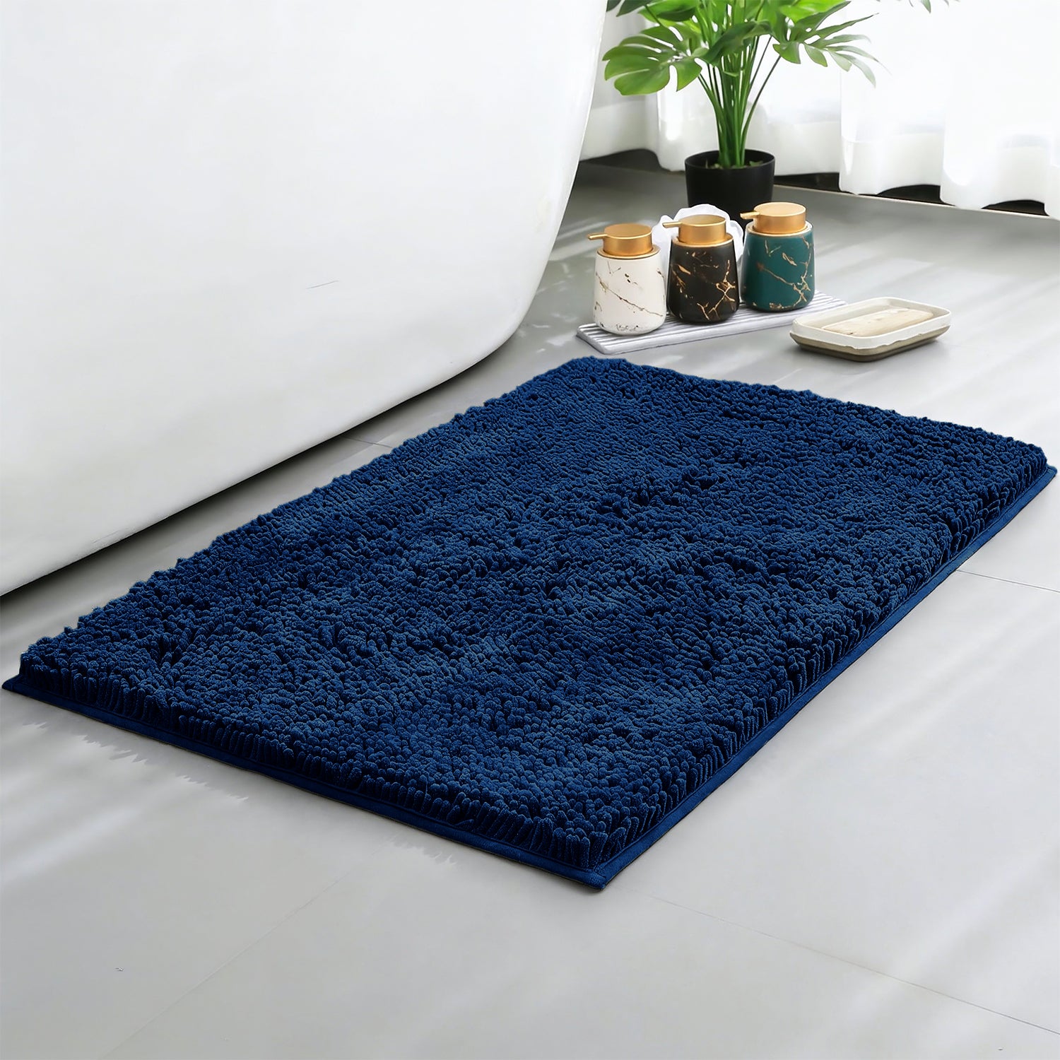 Bobble Bath Mat Tufted Pile - Plush & Absorbent