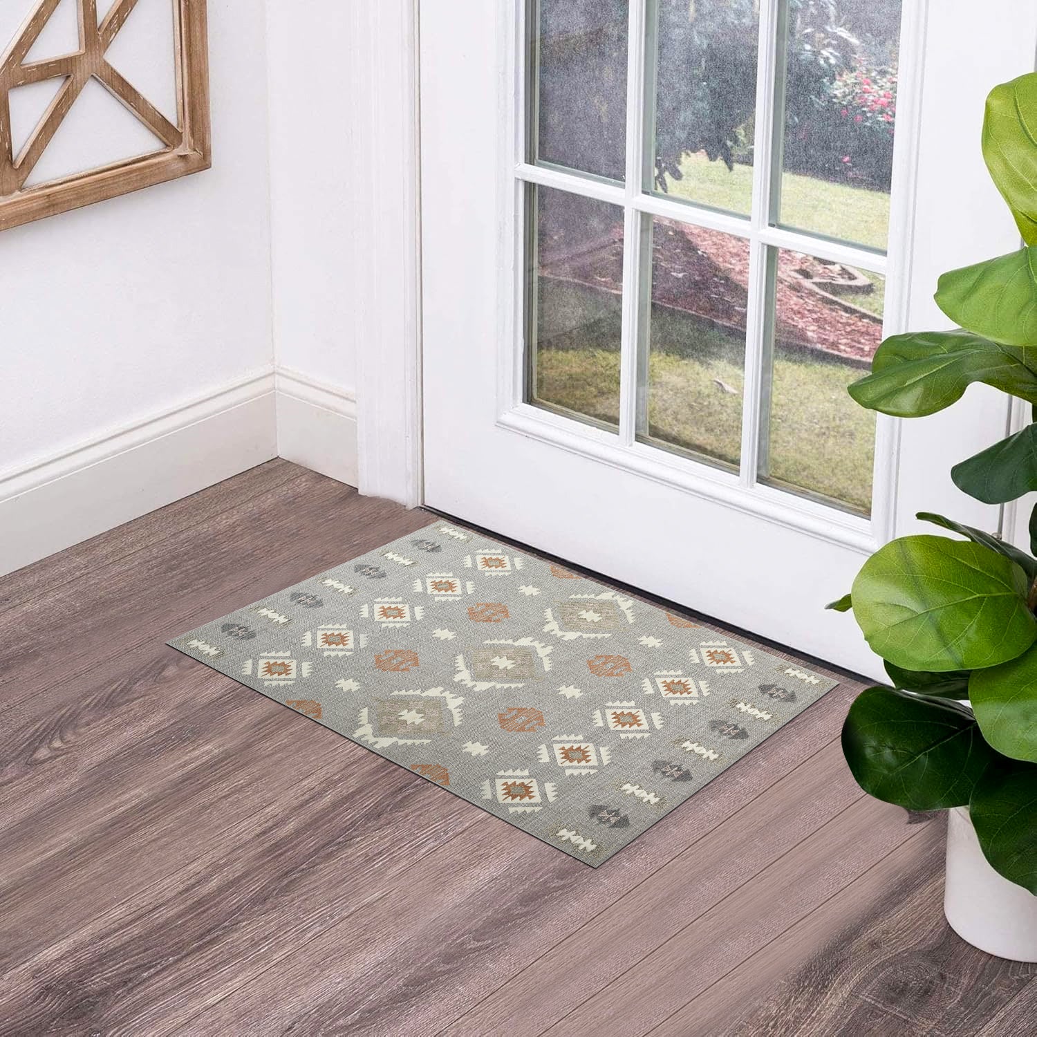 Vintage Distressed Rug Nova Printed Design