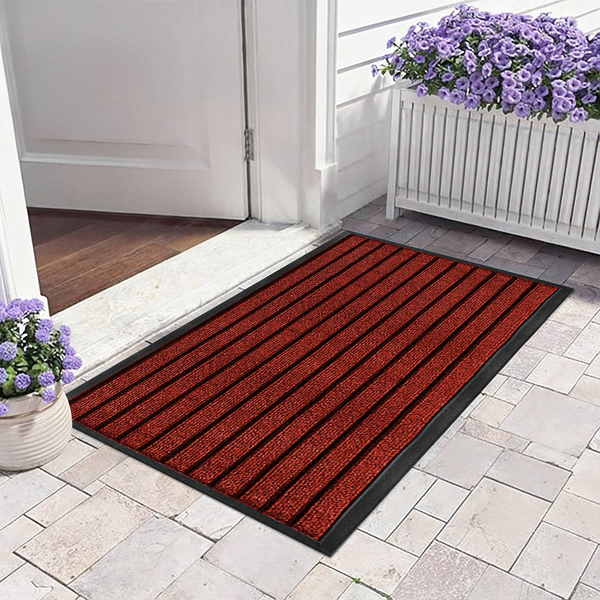 Rubber Door Mat Non Slip Entrance Floor Mat Waterproof Heavy Duty