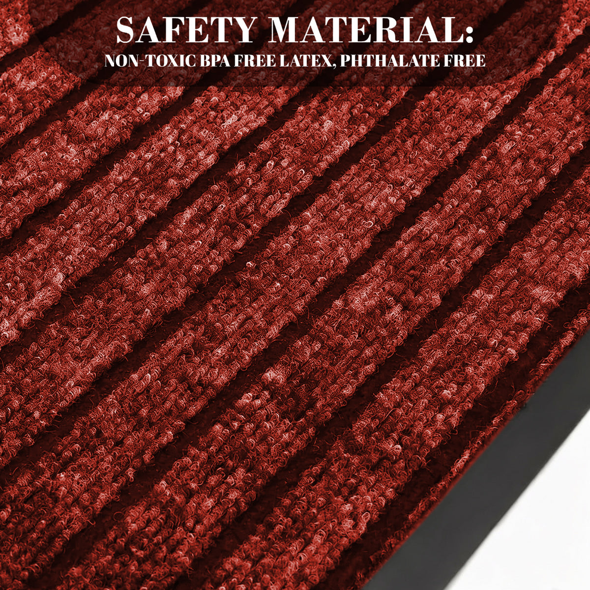 Rubber Door Mat Non Slip Entrance Floor Mat Waterproof Heavy Duty