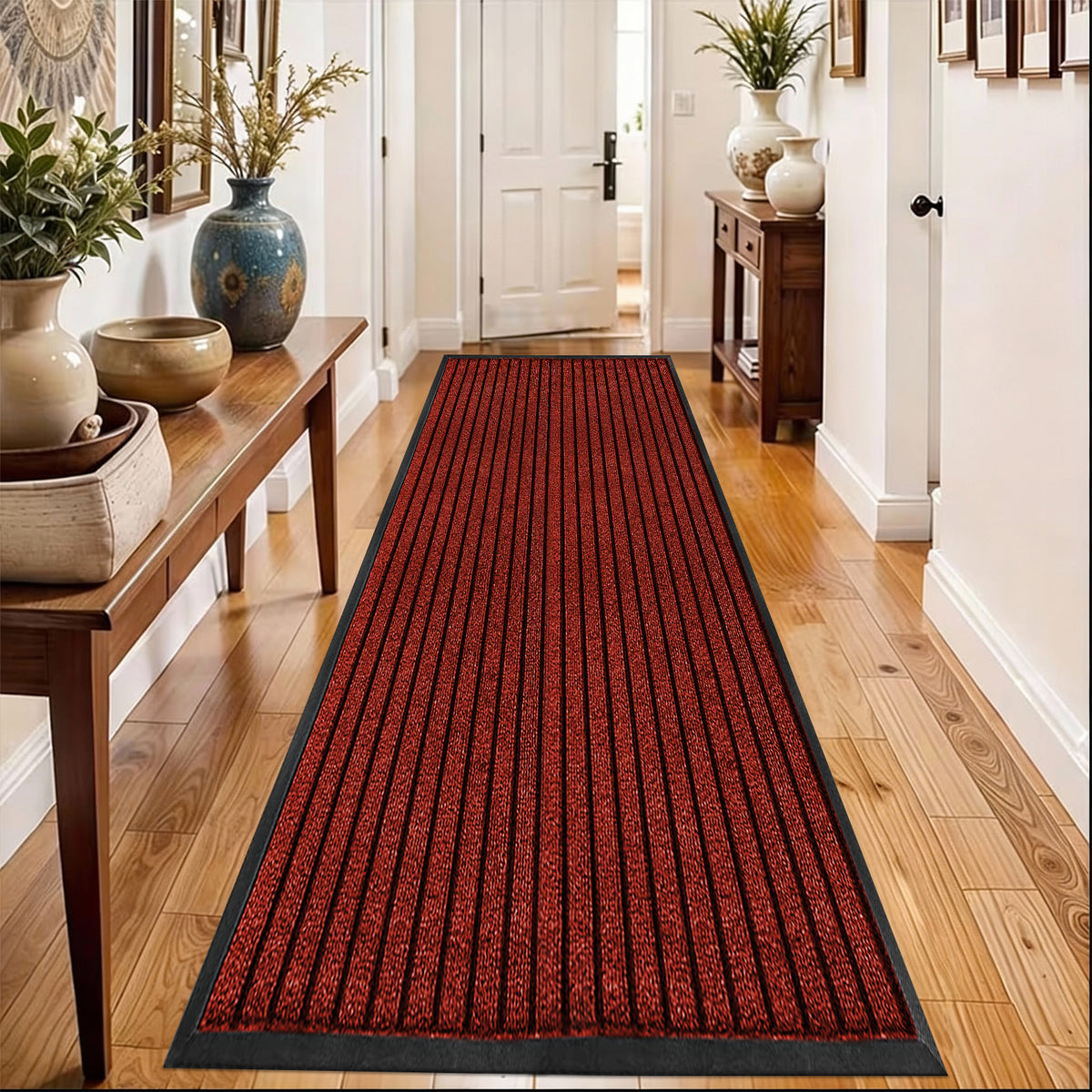 Rubber Door Mat Non Slip Entrance Floor Mat Waterproof Heavy Duty
