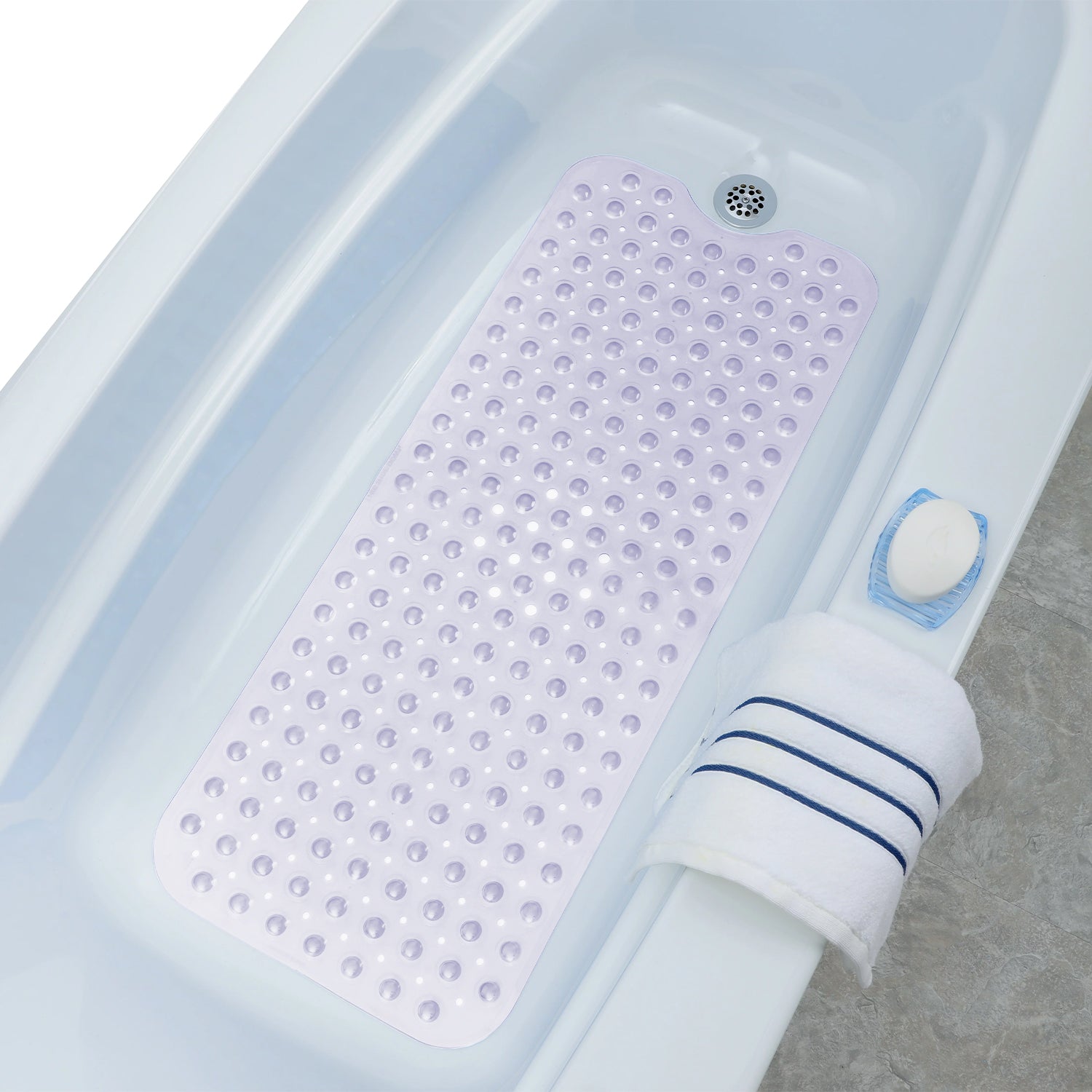 Non-Slip Shower Bath Mat with Suction Cups