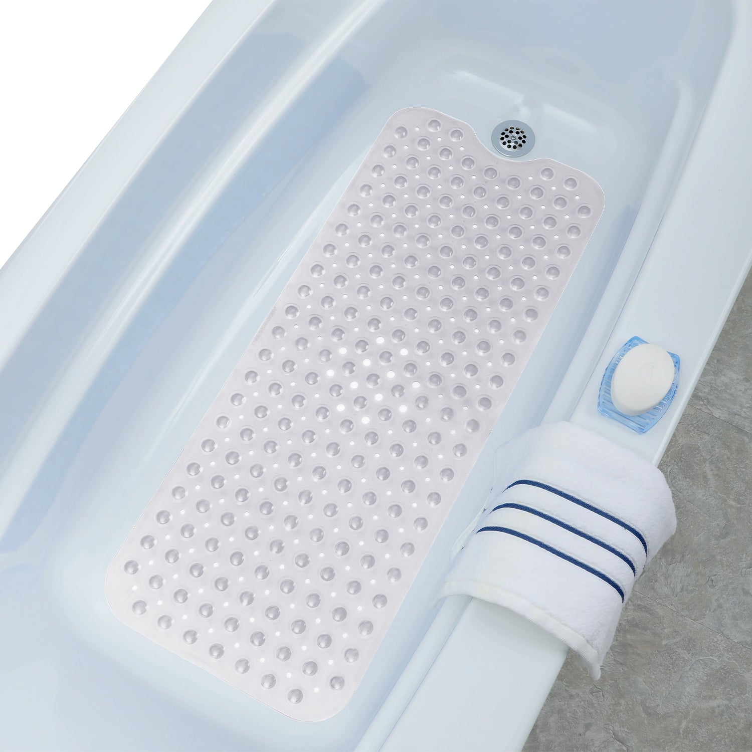 Non-Slip Shower Bath Mat with Suction Cups