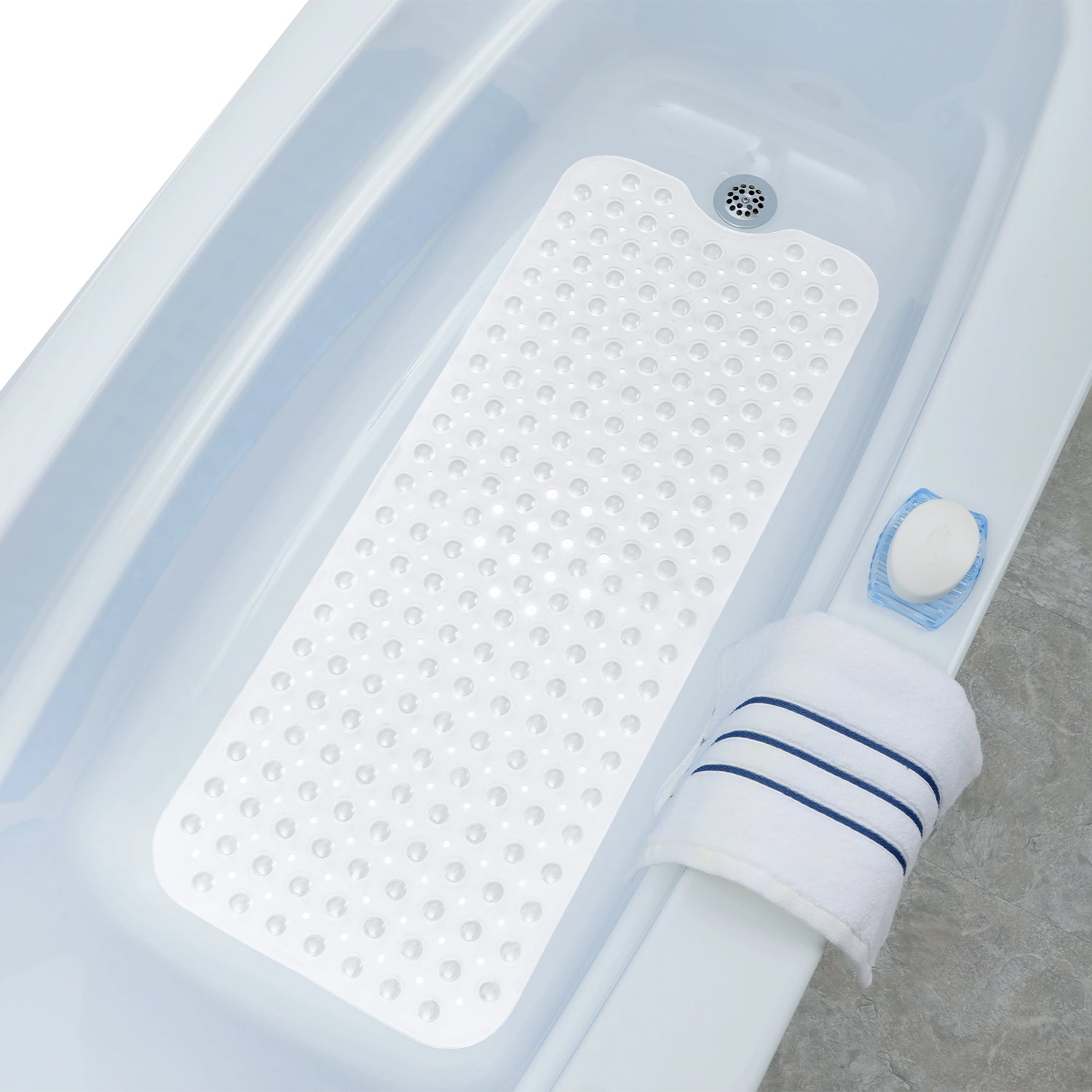 Non-Slip Shower Bath Mat with Suction Cups